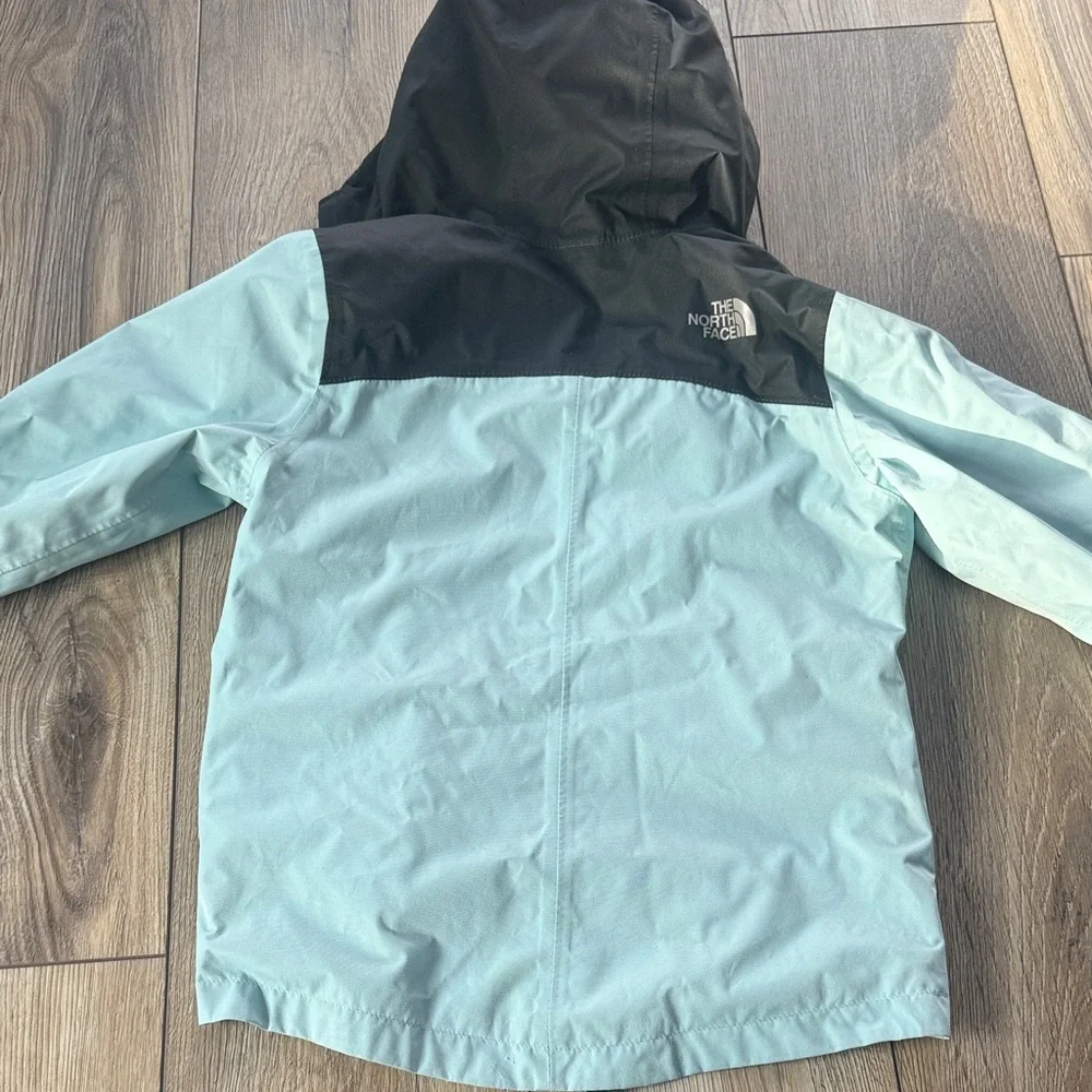 The North Face Kids' Black and Light Blue Dryvent Jacket - Picture 5 of 7